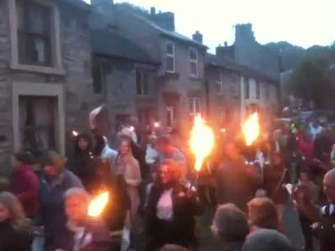 Tideswell Wakes 2013 - Torchlight Procession
