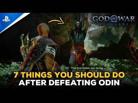 God of War: Ragnarok | 7 Things You Should Do After Defeating Odin (After Credit Events)