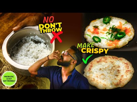 Don't Waste Leftover Rice!  Crispy Fermented Paniyaram (Sweet & Savory 2-Ways)