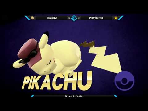 Gambit: Falln Wave 2 Pools - BluezX2! (Zero Suit Samus) vs PoW!|Ezreal (Pikachu)
