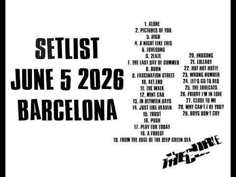 Thumbnail for The Cure at Primavera Sound in Barcelona 2026 | 20 songs | Meeting Roger O'Donnell and Eden Gallup by L.A.B., Frida, Concert, The La's, The Cure