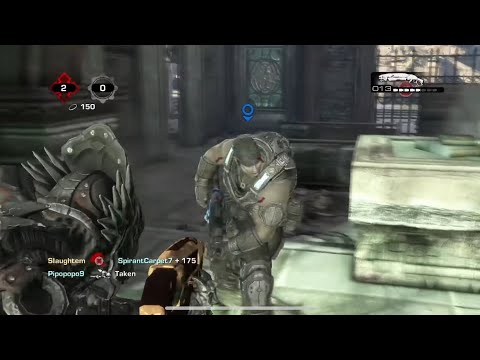 EMBARRASSING ANOTHER TOXIC TEABAGGER - GEARS OF WAR 3