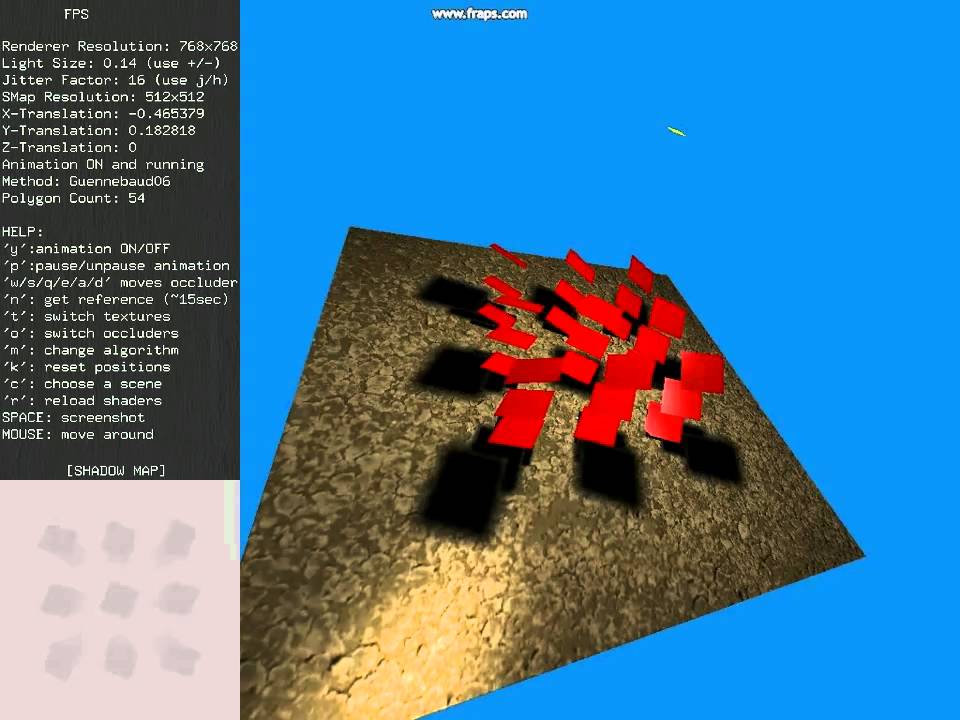 Realtime soft shadows with variable penumbra using polygon backprojection