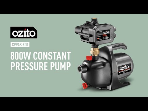 Ozito 800W Constant Pressure Pump - Product Video