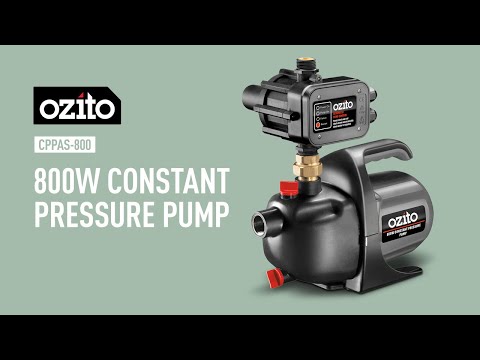 Ozito 800w constant pressure pump - product video