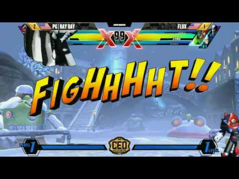 "BBR" UMvC3 AT CEO2016 - PG RAY RAY vs FLUX  (1080p HD)