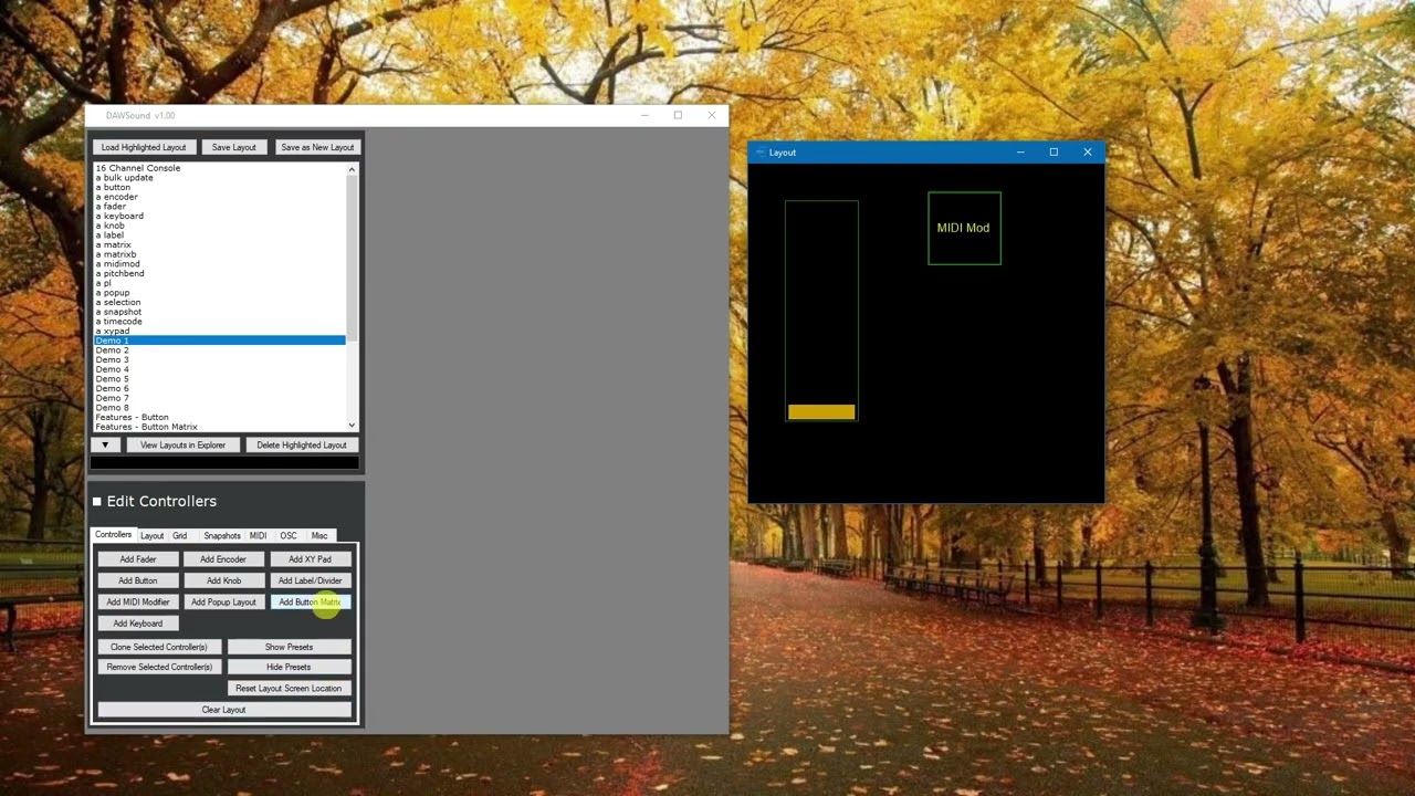 DAWSound MIDI/OSC Controller - MIDI Modifier