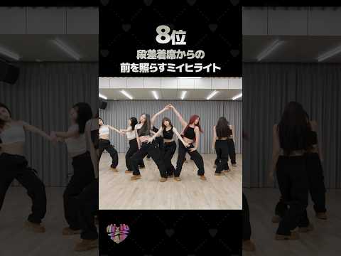 驚異的シンクロ率！NiziU「RISE UP」好きなダンスパートベスト15！この動画は6位から10位まで！#niziu #riseup #shorts