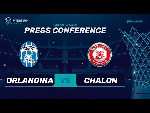 SikeliArchivi Capo d'Orlando v Elan Chalon - Press Conference - Basketball Champions League