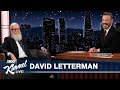 David Letterman on Jimmy Hosting the Oscars, Being in LA and Bono & The Edge Writing a Song for Him