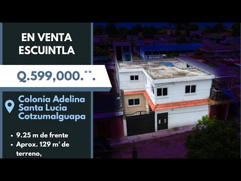 Casa en venta en Santa Lucia Cotzumalguapa Escuintla Guatemala