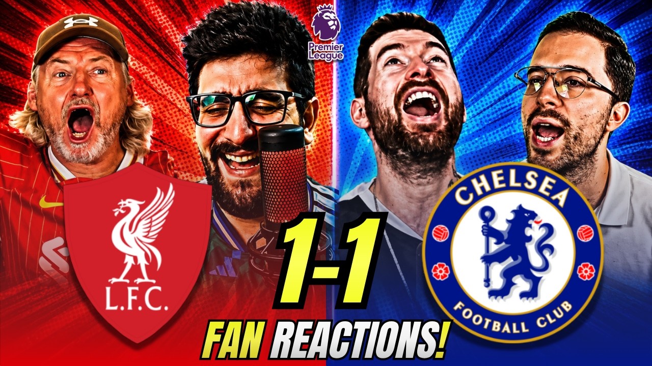 Liverpool & Chelsea Fans ELATED 😁 Reactions to Liverpool 1-1 Chelsea | Premier League Fan Reactions