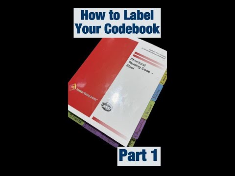 How I Tab My Codebook for CWI Prep & Real-World Inspection (Part 1)