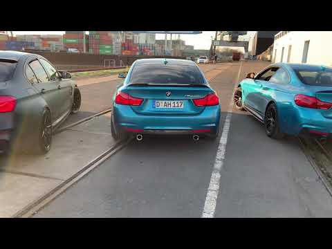 AKRAPOVIC EVO Abgasanlage VS SERIEN Abgasanlage passend für BMW 440i F32 F33 F36 OHNE OPF