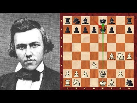 Paul Morphy vs Adolf Anderssen: Casual Game (1858)  ·  King's Gambit: Accepted.
