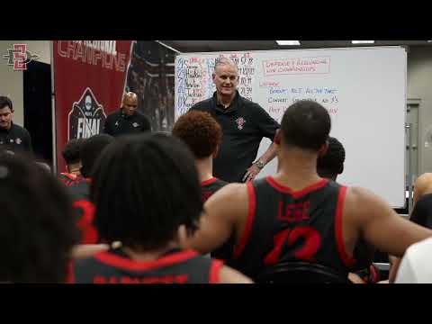 SDSU MEN'S HOOPS: COACH DUTCHER ADDRESSES THE TEAM FOLLOWING MONDAY'S NATIONAL TITLE LOSS TO UCONN