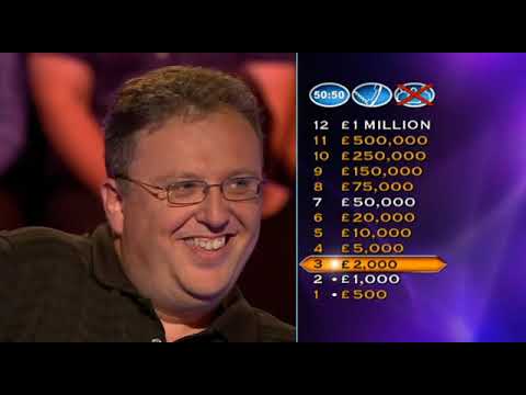 Who Wants To Be A Millionaire? 14th October 2008