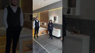 Vitra Banyo vogaye banyo dolabı/ terrazzo seramik/ cooper