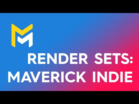 Maverick Render Product Viz Render Sets Layers Maverick Indie