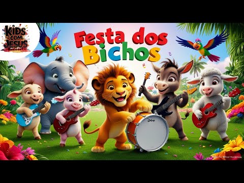 Festa Dos Bichos - Desenho - Música Gospel Infantil