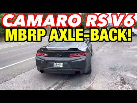 2017 Chevy Camaro RS V6 DUAL EXHAUST w/ MBRP AXLE BACK!