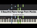 5 Beautiful Piano Songs From Movies Pian