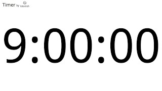 9 Hour Countdown Timer