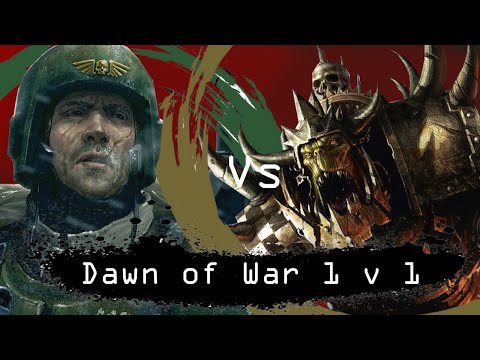 Dawn of War  Soulstorm 1 v 1 Imperial Guard vs Orks