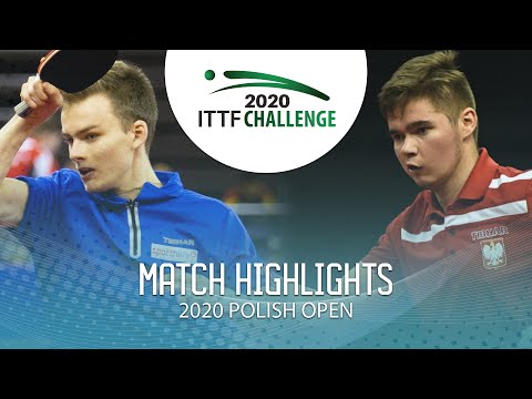 Maciej Kolodziejczyk vs Ufnal Mateusz Edward | 2020 ITTF Polish Open Highlights (Group)