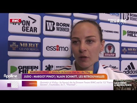 Judo : retrouvailles entre Margot Pinot et Alain Schmitt aux championnats d'Europe