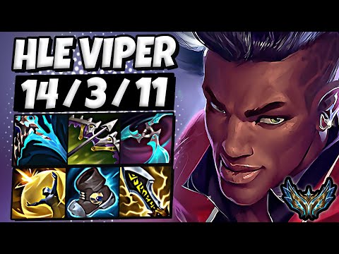 Lucian vs Kaisa ADC [ HLE Viper ] Rank #9 Korea Challenger 25.6