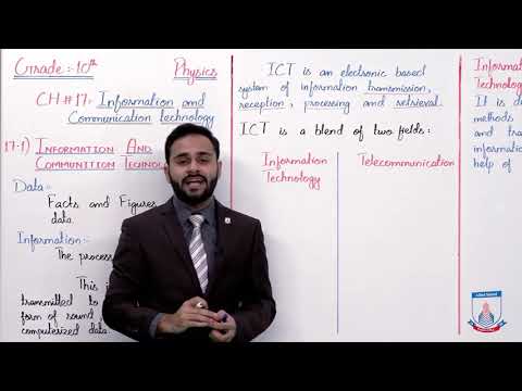 Class 10 - Physics - Chapter 17 - Lecture 1 - 17.1 Infromation & Communication  - Allied Schools