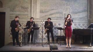 When I Fall in Love - Saxofollia Saxophone Quartet  & Stefania Rava