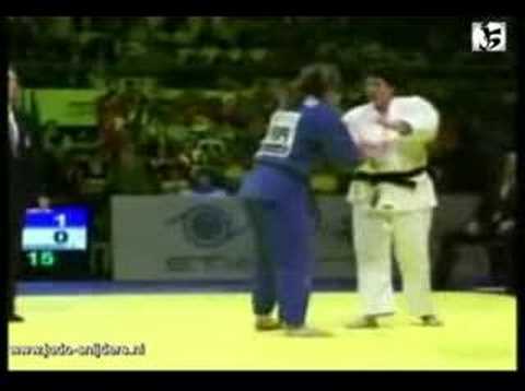 Judo EC 2008 Lissabon Mondíere (FRA) - Dongouzashvili (RUS)