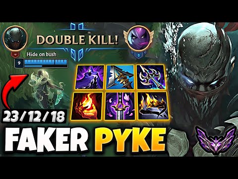T1 Faker Pyke Support vs Maokai - Patch 14.2 Korea Master ✅