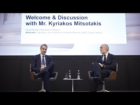 Prime Minister Kyriakos Mitsotakis’ conversation with Morgan Stanley Vice Chairman Luigi Rizzo