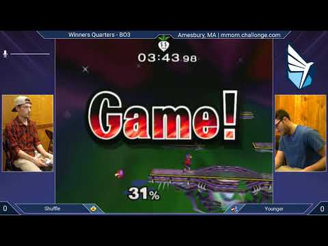 MMOM143 SSBM - Shuffle (Sheik) vs. Younger (Falco) - Melee WQF