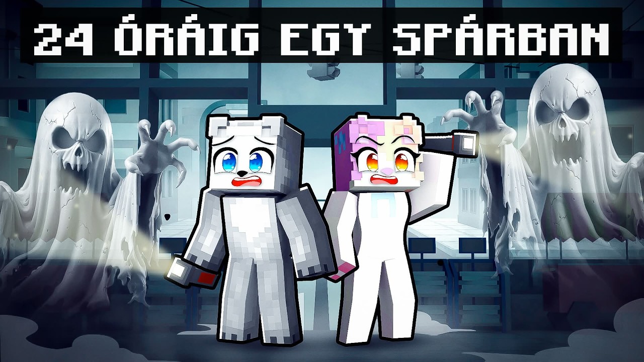 24 ÓRÁIG A SPÁRBAN VOLTAM A MINECRAFT-BAN 😱