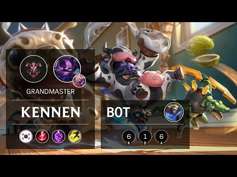 Kennen Bot vs Ezreal - KR Grandmaster Patch 9.15