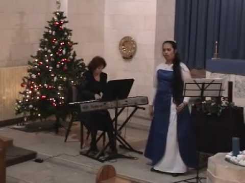 Esther Adam (Soprano), singing Wiegenlied by J.Brahms