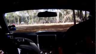 preview picture of video 'SS9 - Brett Middleton / Andrew Benefield - Subaru Forester rally onboard - 2012 Scouts Rally SA'