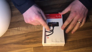 JOBY GripTight GorillaPod Magnetic Mount Flexible Tripod for Smartphones unboxing and instructions