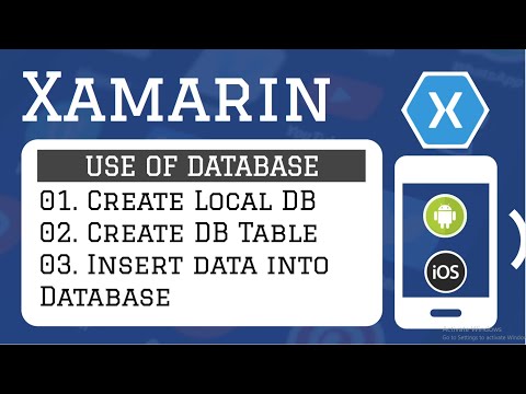 Xamarin Save Data Into Database Create Operation | Part 5