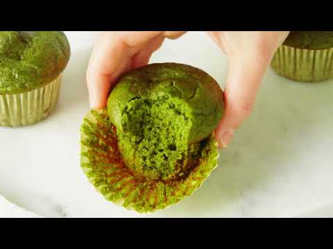 Blender Banana Spinach Muffins