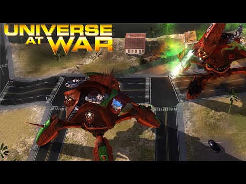 Creating Zombies with Walkers! - Universe at War: Earth Assault Multiplayer Gameplay