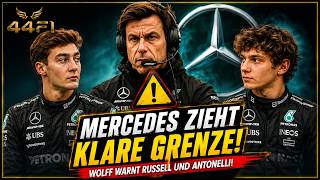 TOTO WOLFF STELLT RUSSELL UND ANTONELLI EIN ULTIMATUM! | FORMEL 1