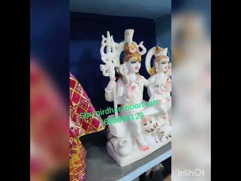 Hindu Lord Shivpariwar Marble Statue