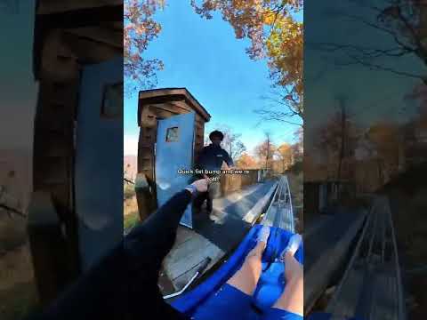 Montanha russa com 4.500 pés de comprimento! #shorts