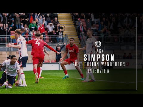 Jack Simpson assesses Orient's draw with Bolton