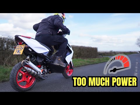 FIRST RIDE ON UK'S FASTEST STREET LEGAL MOPED WENT WRONG!
